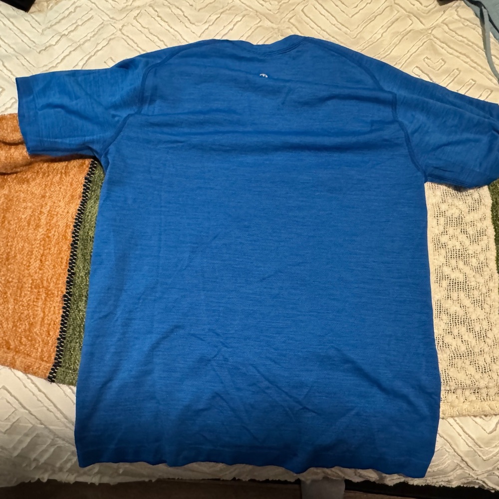 lululemon athletica Vibrant Blue Short Sleeve Tee